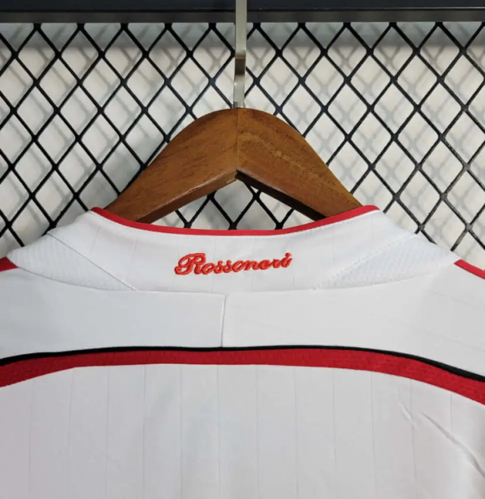 AC Milan 2007 "UCL Final" Vintage Jersey - Side angle showing authentic AC Milan kit design