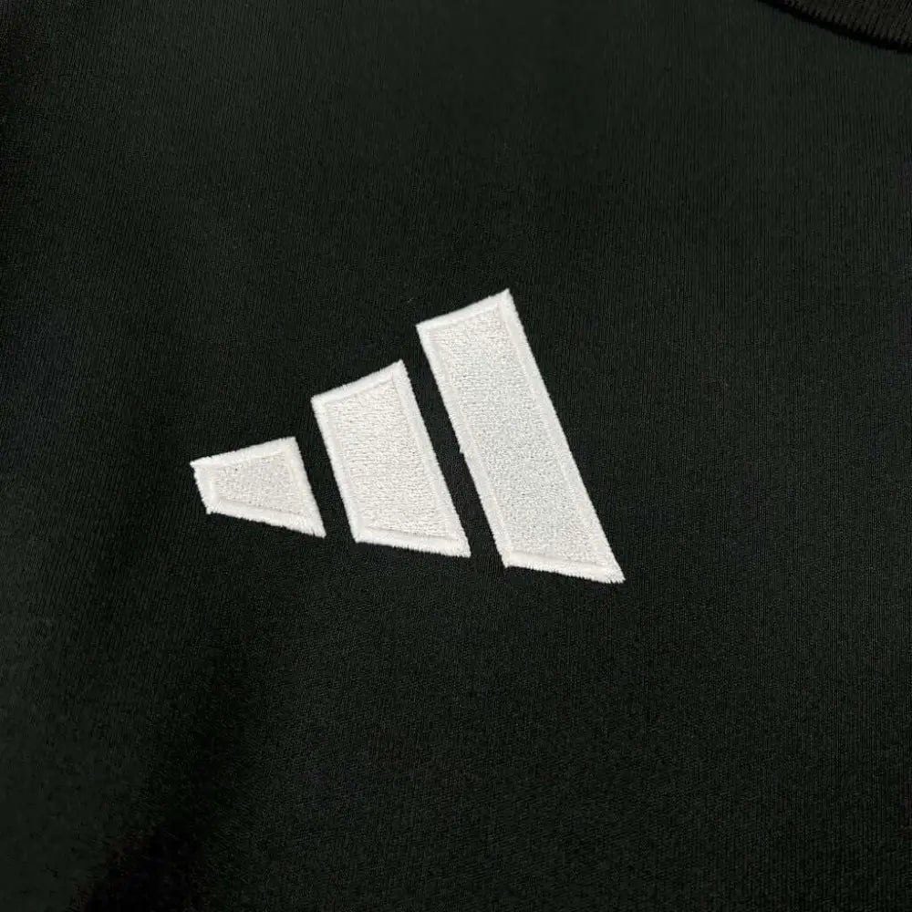 Aston Villa 25/26 Away Shirt - Close-up of FUTBOLSPLY crest and jersey details