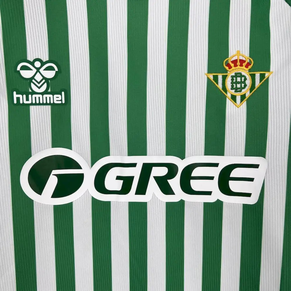 Real Betis Final Conference League T-shirt - Back view showing player name and number area