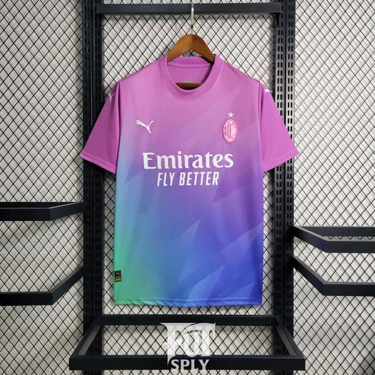AC Milan 23/24 Third Jersey - Front view of authentic AC Milan football jersey