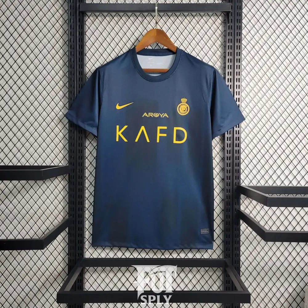 Al Nassr 23/24 Away Jersey - Front view of authentic FUTBOLSPLY football jersey