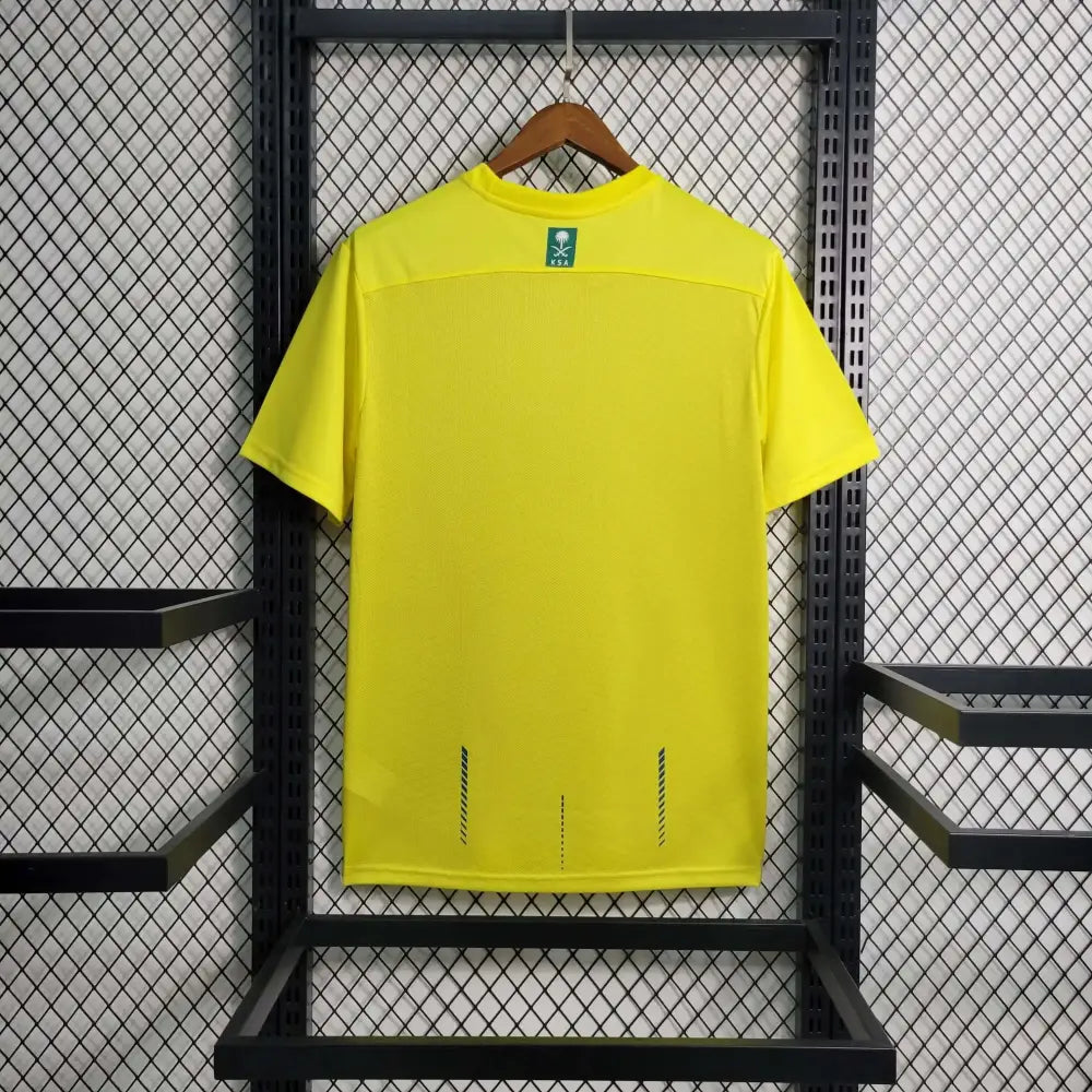 Al Nassr 23/24 Home Jersey - Back view showing player name and number area