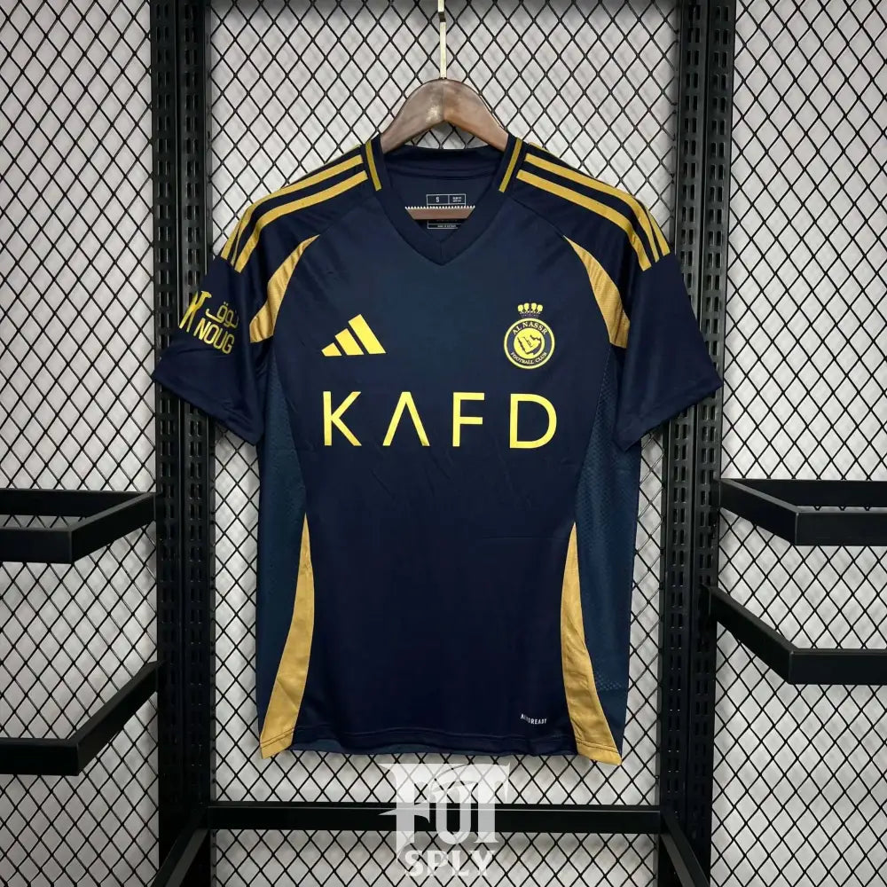 Al Nassr 24/25 Away Jersey - Front view of authentic FUTBOLSPLY football jersey