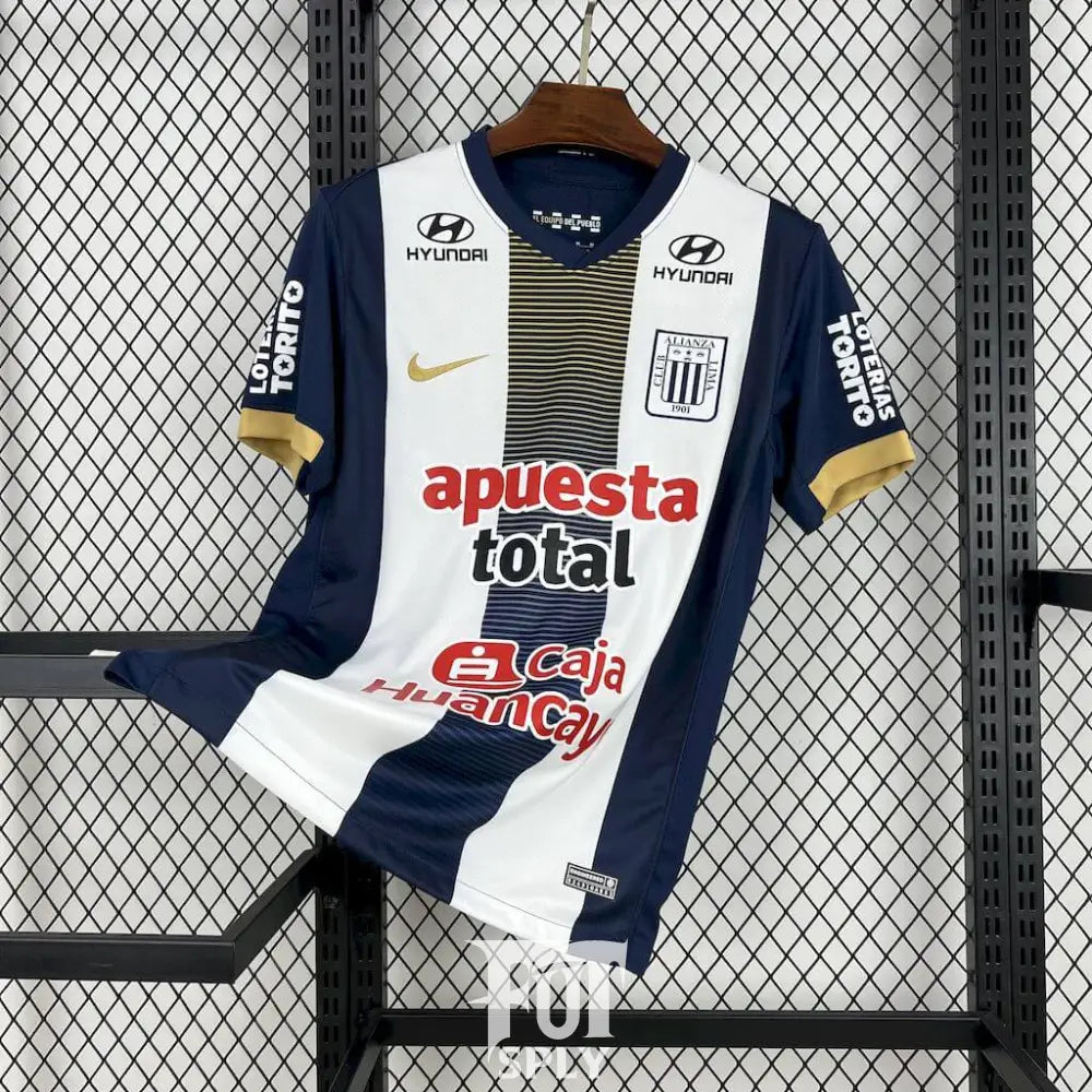 Alianza Lima 25/26 Shirt - Front view of authentic FUTBOLSPLY football jersey