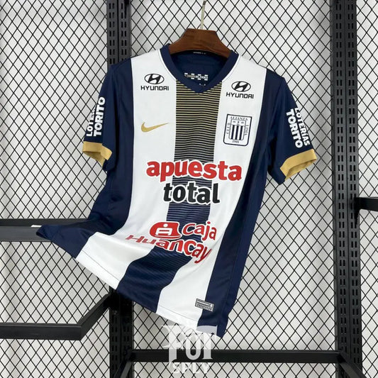 Alianza Lima 25/26 Shirt - Front view of authentic FUTBOLSPLY football jersey