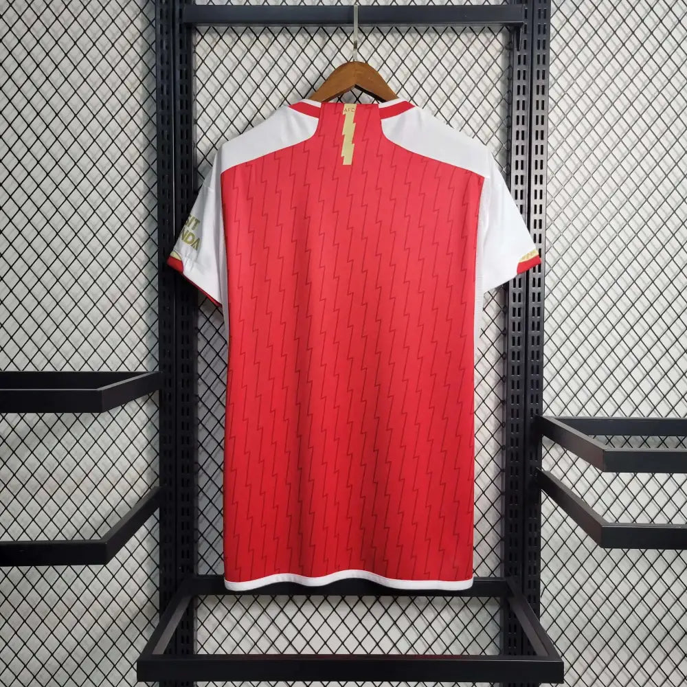 Arsenal 23/24 Home Jersey - Back view showing player name and number area