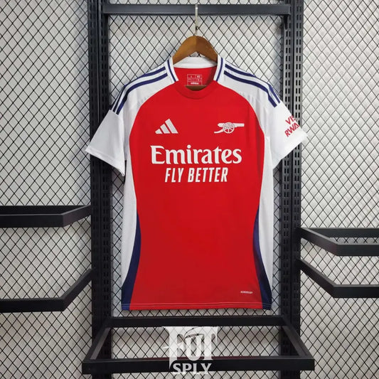 Arsenal 24/25 Home Jersey - Front view of authentic Arsenal football jersey