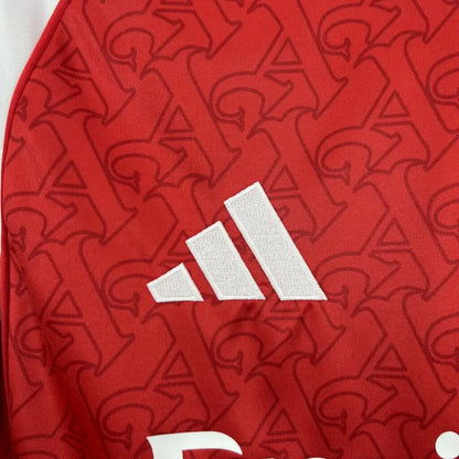 Arsenal Jersey 23/24 S-XXL - Back view showing player name and number area