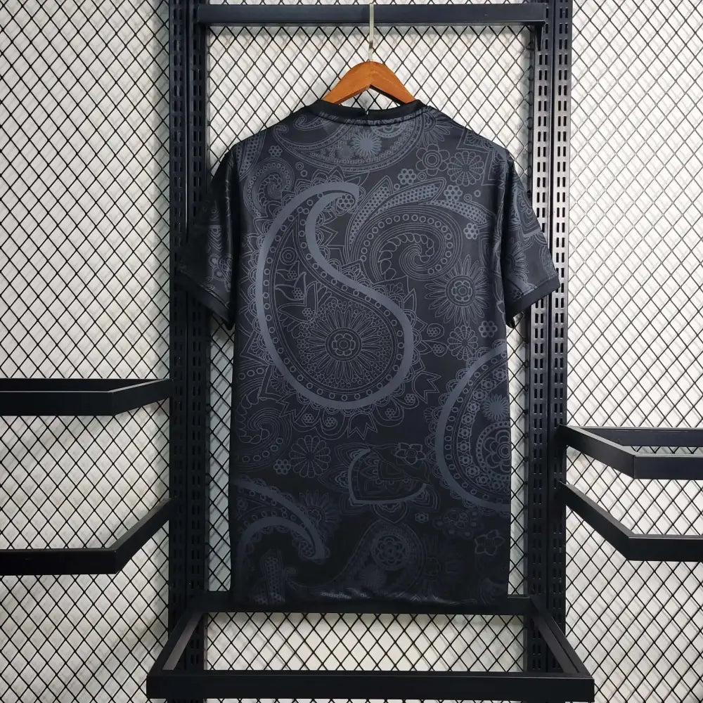 Barcelona 23/24 Concept "Black" Jersey - Back view showing player name and number area
