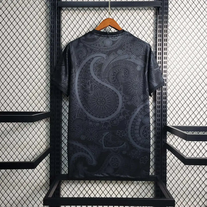Barcelona 23/24 Concept "Black" Jersey - Back view showing player name and number area
