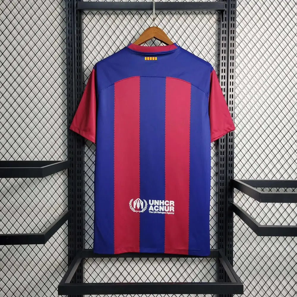 Barcelona 23/24 Home Jersey - Back view showing player name and number area