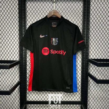 Barcelona 24/25 Away Jersey - Front view of authentic Barcelona football jersey