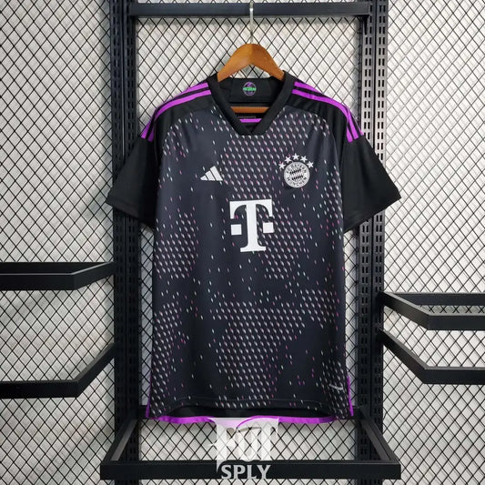 Bayern Munich 23/24 Away Jersey - Front view of authentic Bayern football jersey