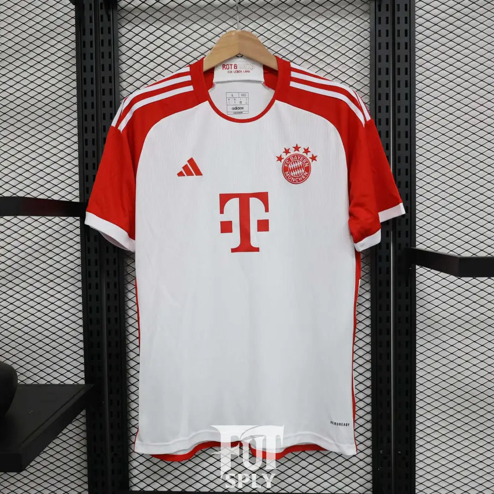 Bayern Munich 23/24 Home Jersey - Front view of authentic Bayern football jersey