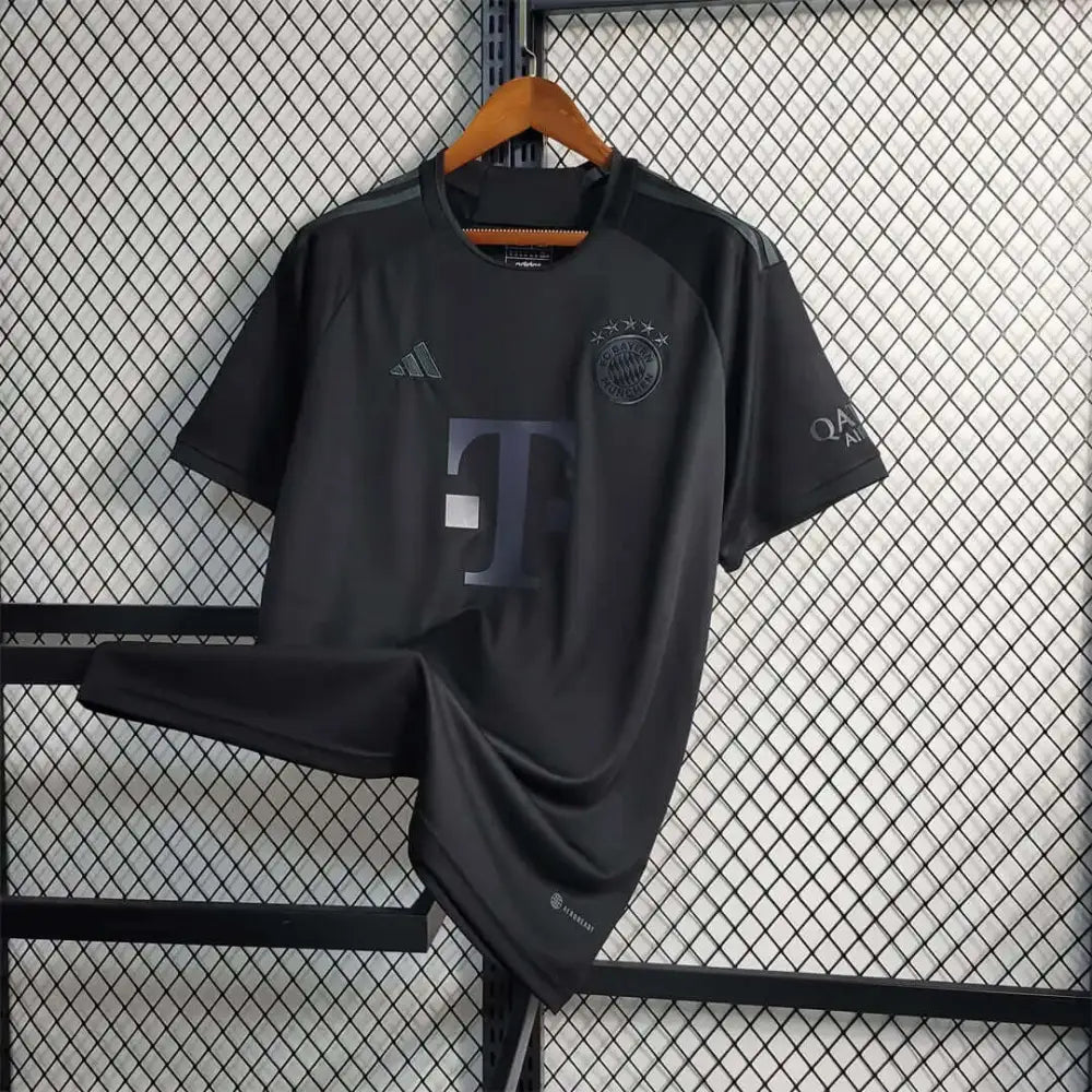 Bayern Munich 23/24 Special "All-Black"  Jersey - Back view showing player name and number area
