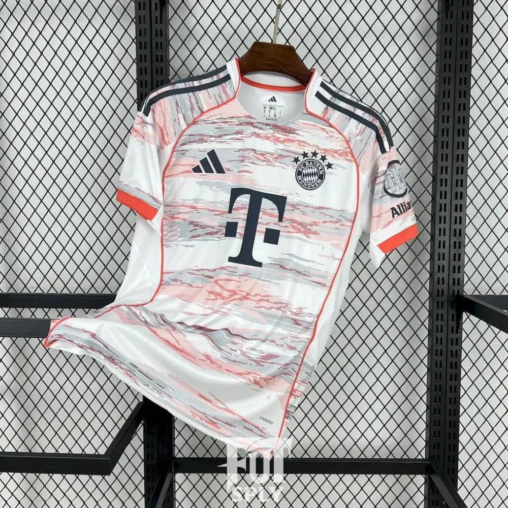 Bayern Munich 25/26 Away Shirt - Front view of authentic Bayern football jersey