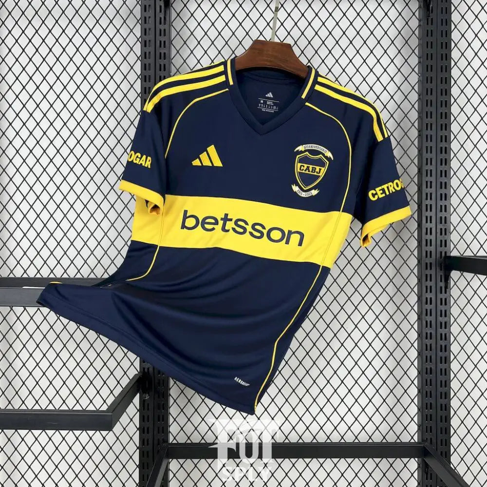 Boca Juniors 120th 25/26 T-shirt - Front view of authentic FUTBOLSPLY football jersey