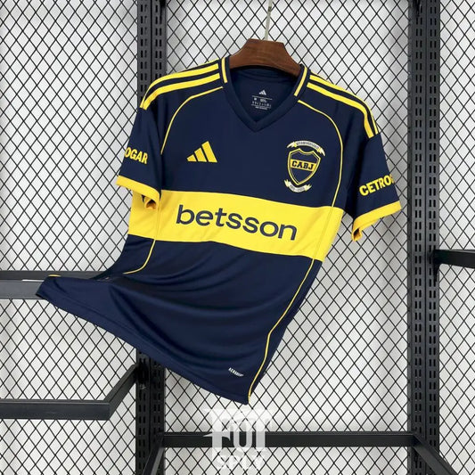 Boca Juniors 120th 25/26 T-shirt - Front view of authentic FUTBOLSPLY football jersey