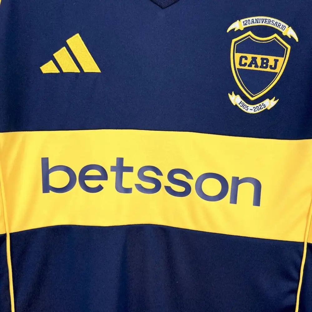 Boca Juniors 120th 25/26 T-shirt - Back view showing player name and number area