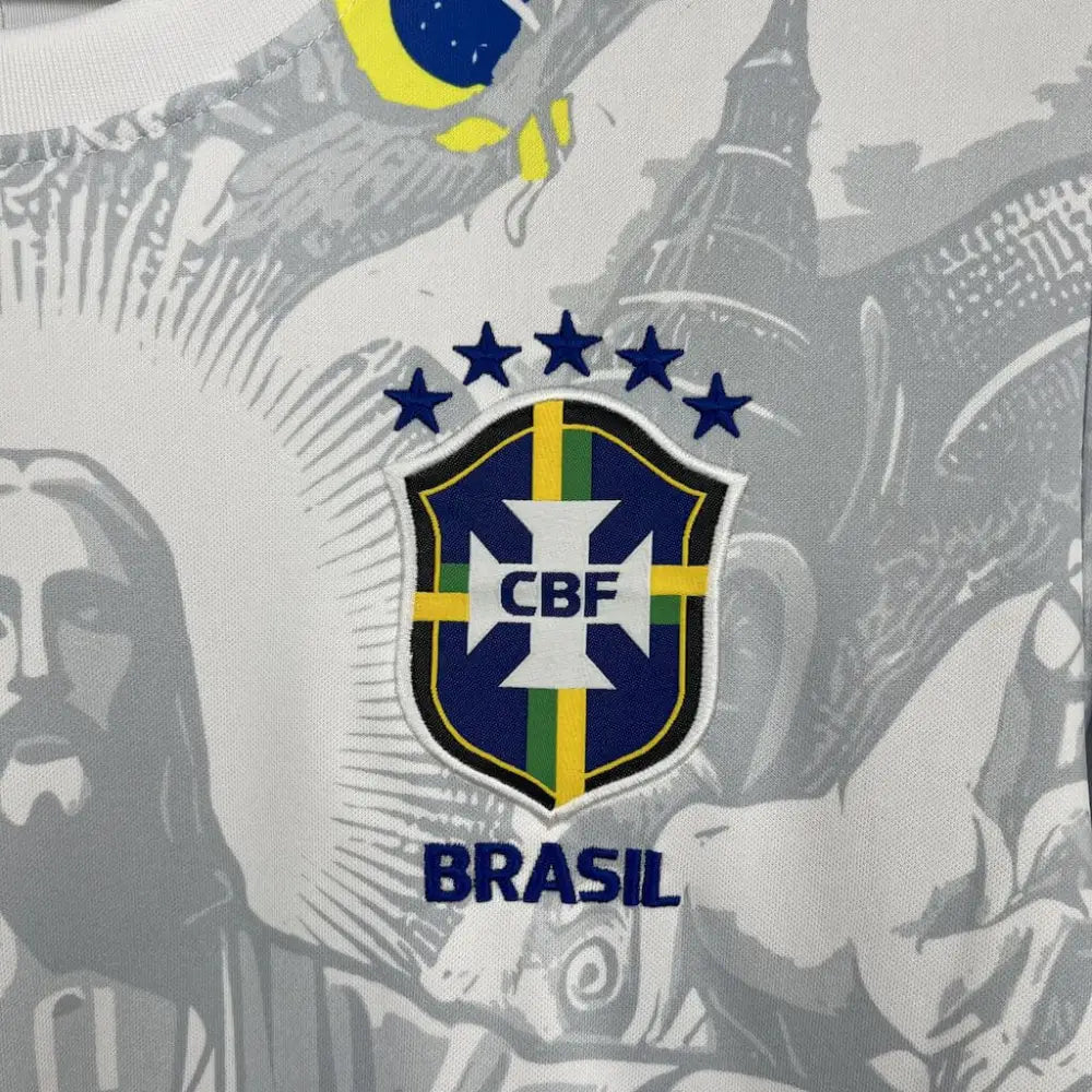 Brazil Special Edition 25/26 Shirt - Back view showing player name and number area