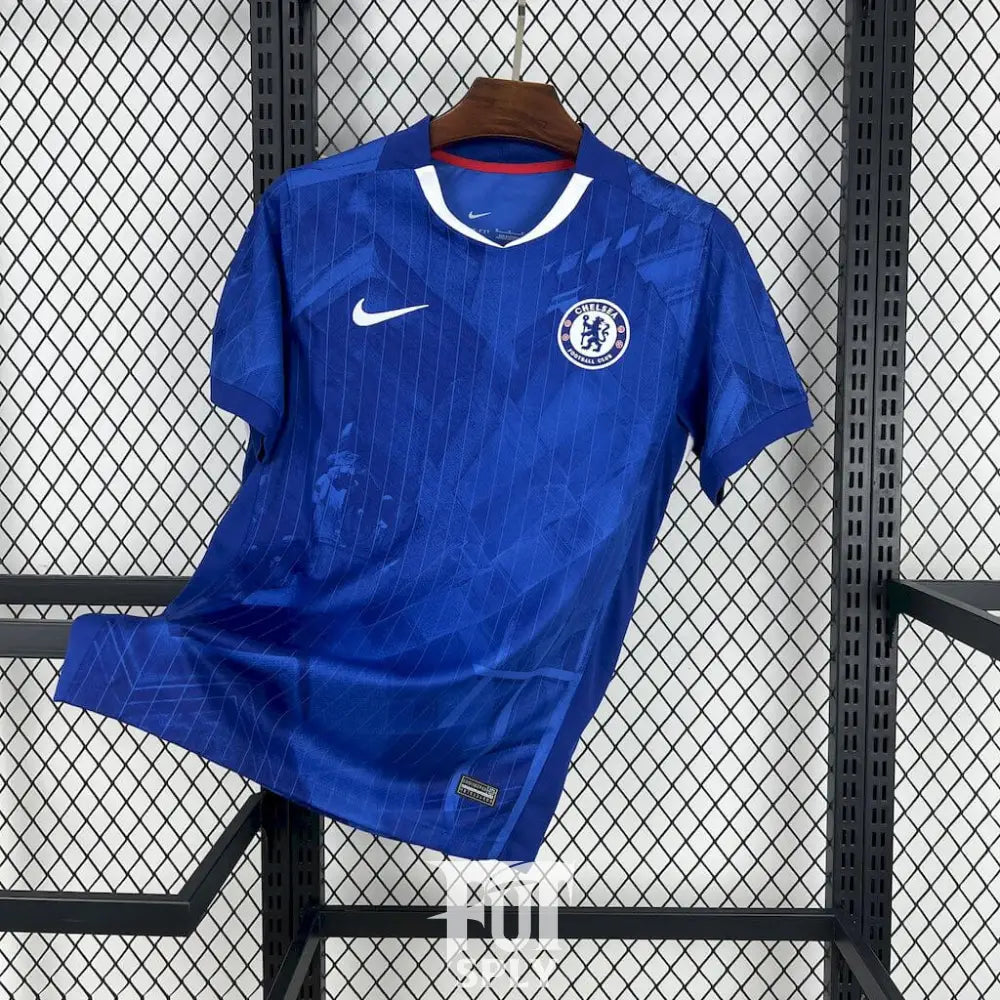 Chelsea 25/26 Player Version Home Shirt - Front view of authentic Chelsea football jersey