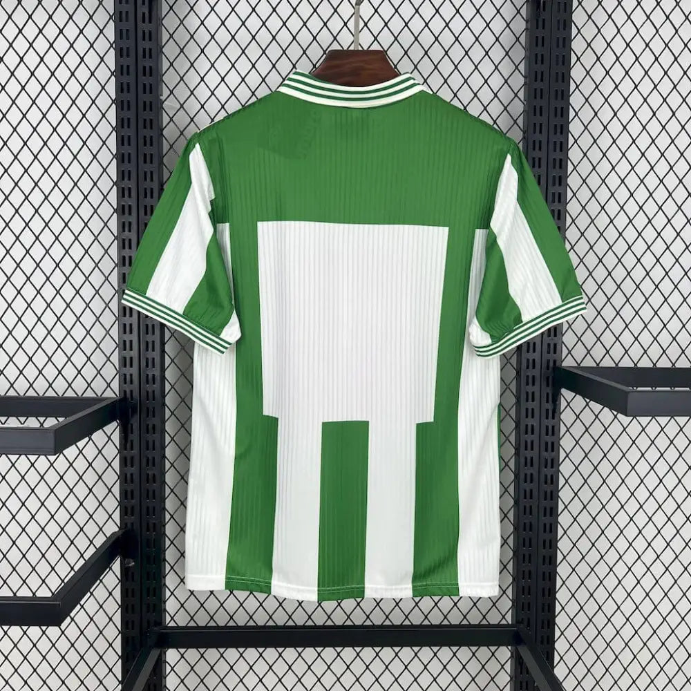 Cordoba 97/98 Retro Shirt - Close-up of FUTBOLSPLY crest and jersey details