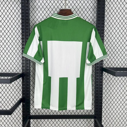 Cordoba 97/98 Retro Shirt - Close-up of FUTBOLSPLY crest and jersey details