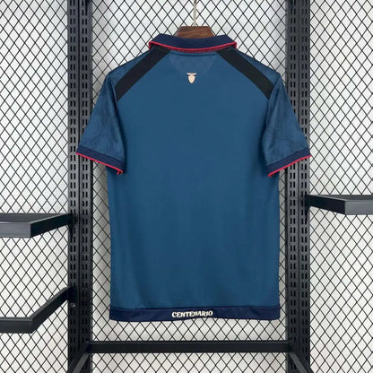 Ecuador 25/26 Away Shirt - Close-up of FUTBOLSPLY crest and jersey details