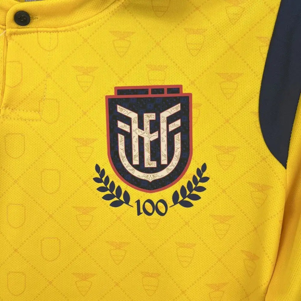 Ecuador 25/26 Home Shirt - Back view showing player name and number area