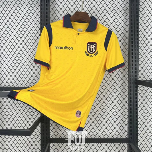 Ecuador 25/26 Home Shirt - Front view of authentic FUTBOLSPLY football jersey
