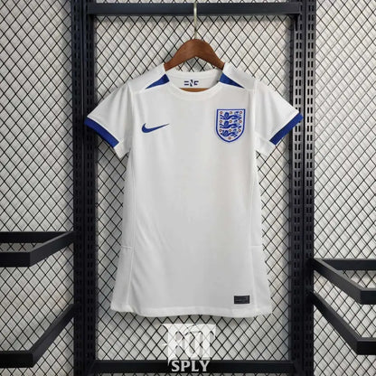 England 23/24 Women Home Jersey - Front view of authentic England football jersey