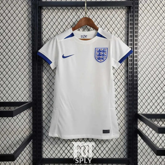 England 23/24 Women Home Jersey - Front view of authentic England football jersey