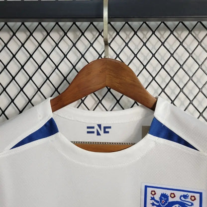 England 23/24 Women Home Jersey - Side angle showing authentic England kit design