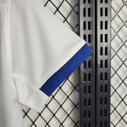 England 23/24 Women Home Jersey - Detailed view of fabric quality and stitching
