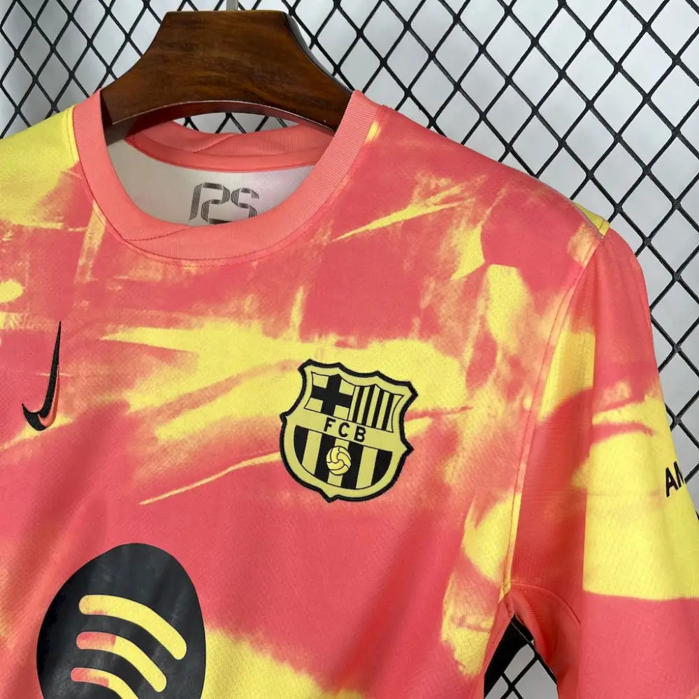 FC Barcelona Pre-Match Shirt 25/26 - Back view showing player name and number area