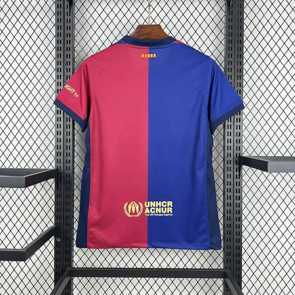 FC Barcelona x Travis Scott 25/26 Shirt - Close-up of Barcelona crest and jersey details