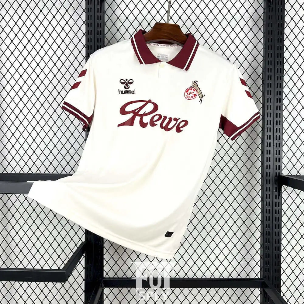 FC Köln 25/26 Shirt - Front view of authentic FUTBOLSPLY football jersey