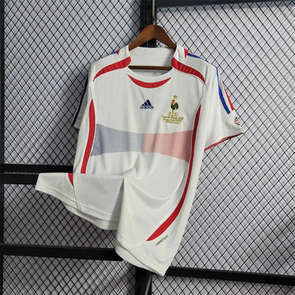 France 2006 "World Cup" Vintage Jersey - Close-up of France crest and jersey details