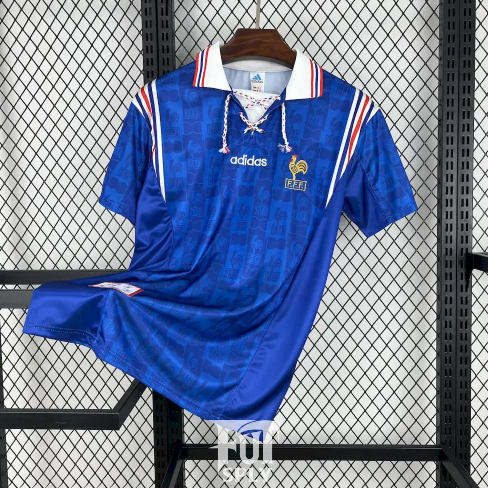 Vintage France  jersey - Classic retro football shirt front view
