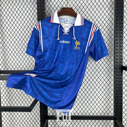 Vintage France  jersey - Classic retro football shirt front view
