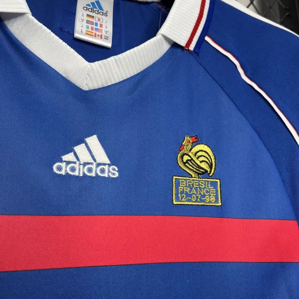 Vintage France  jersey - Back view of authentic retro kit