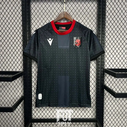 Georgia 24/25 "EURO 2024" Third Jersey - Front view of authentic FUTBOLSPLY football jersey