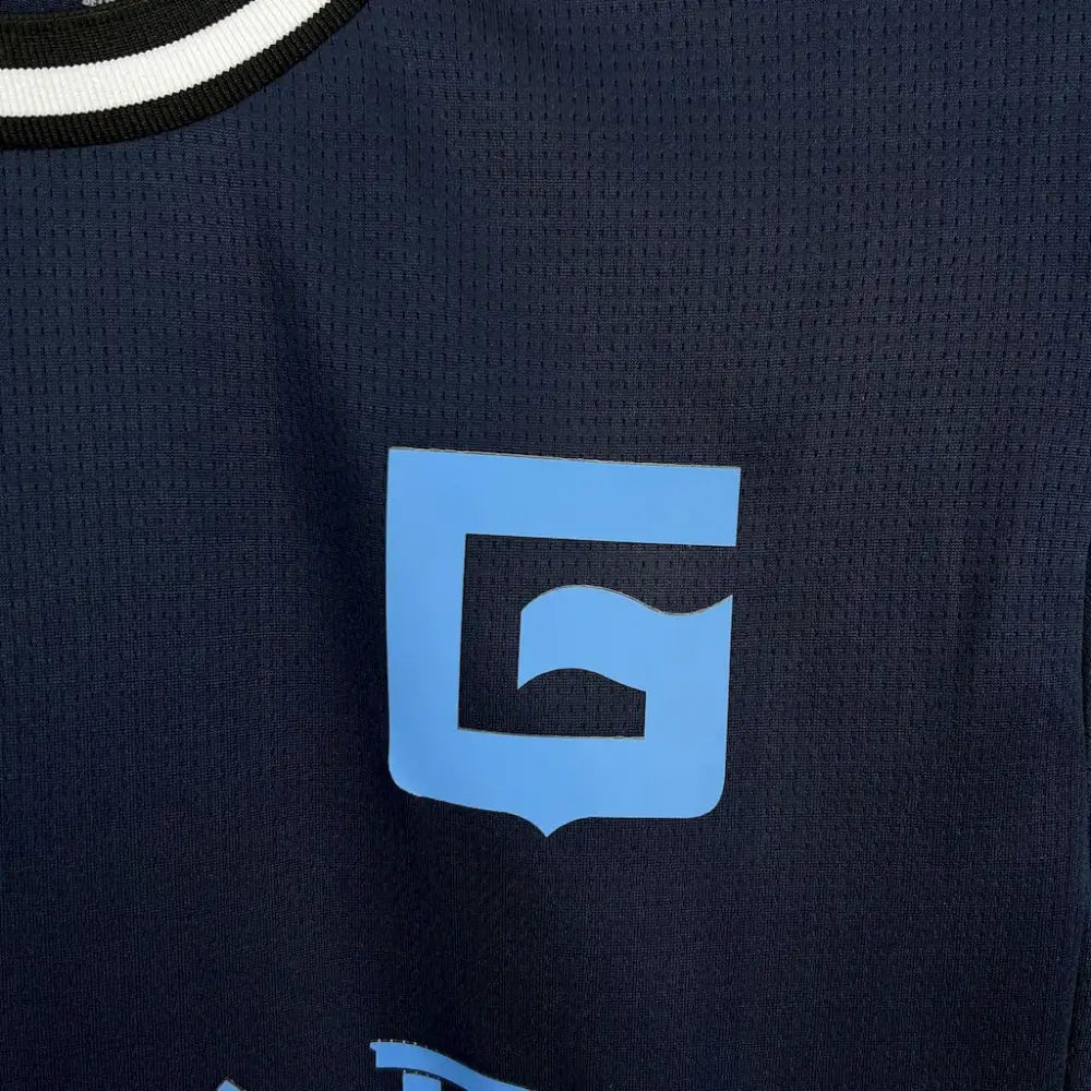Girona Third Kit Shirt 25/26 - Back view showing player name and number area