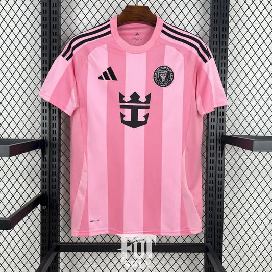 Inter Miami Home Jersey 25/26 S-XXL - Front view of authentic FUTBOLSPLY football jersey