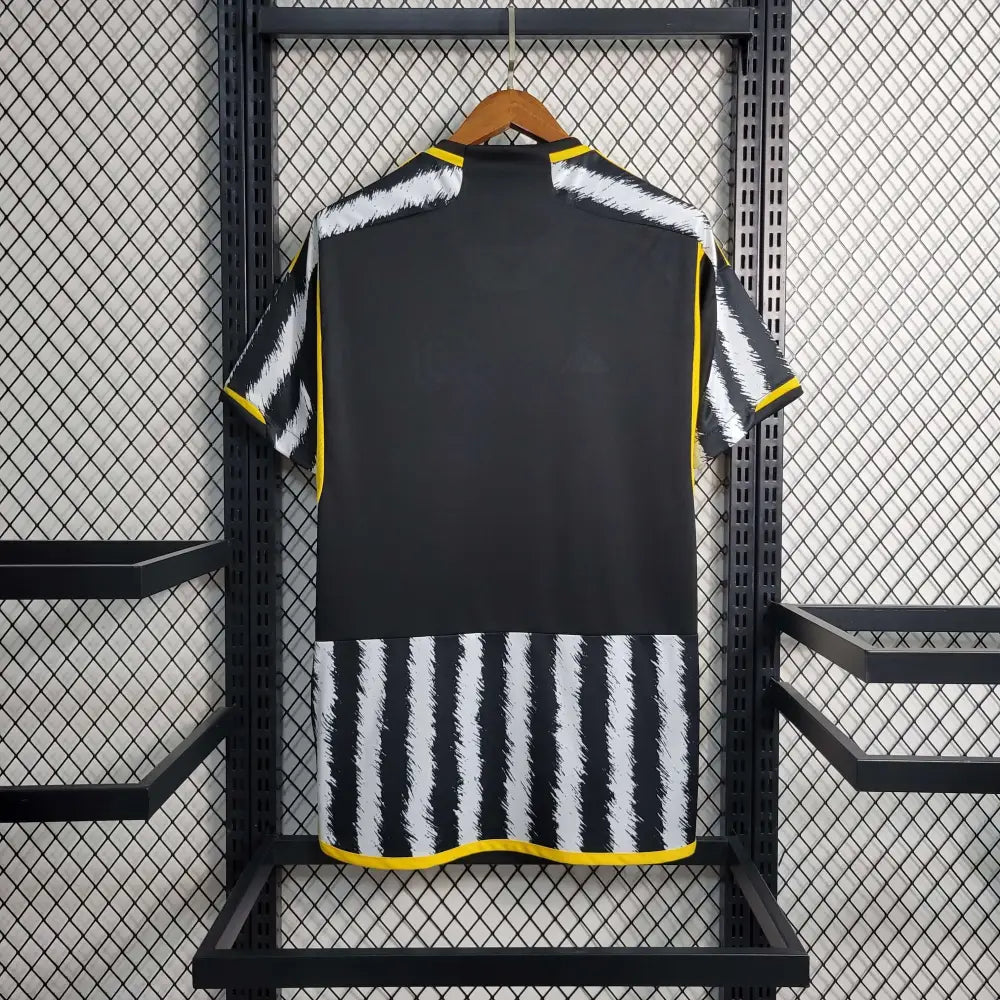 Juventus 23/24 Home Jersey - Back view showing player name and number area