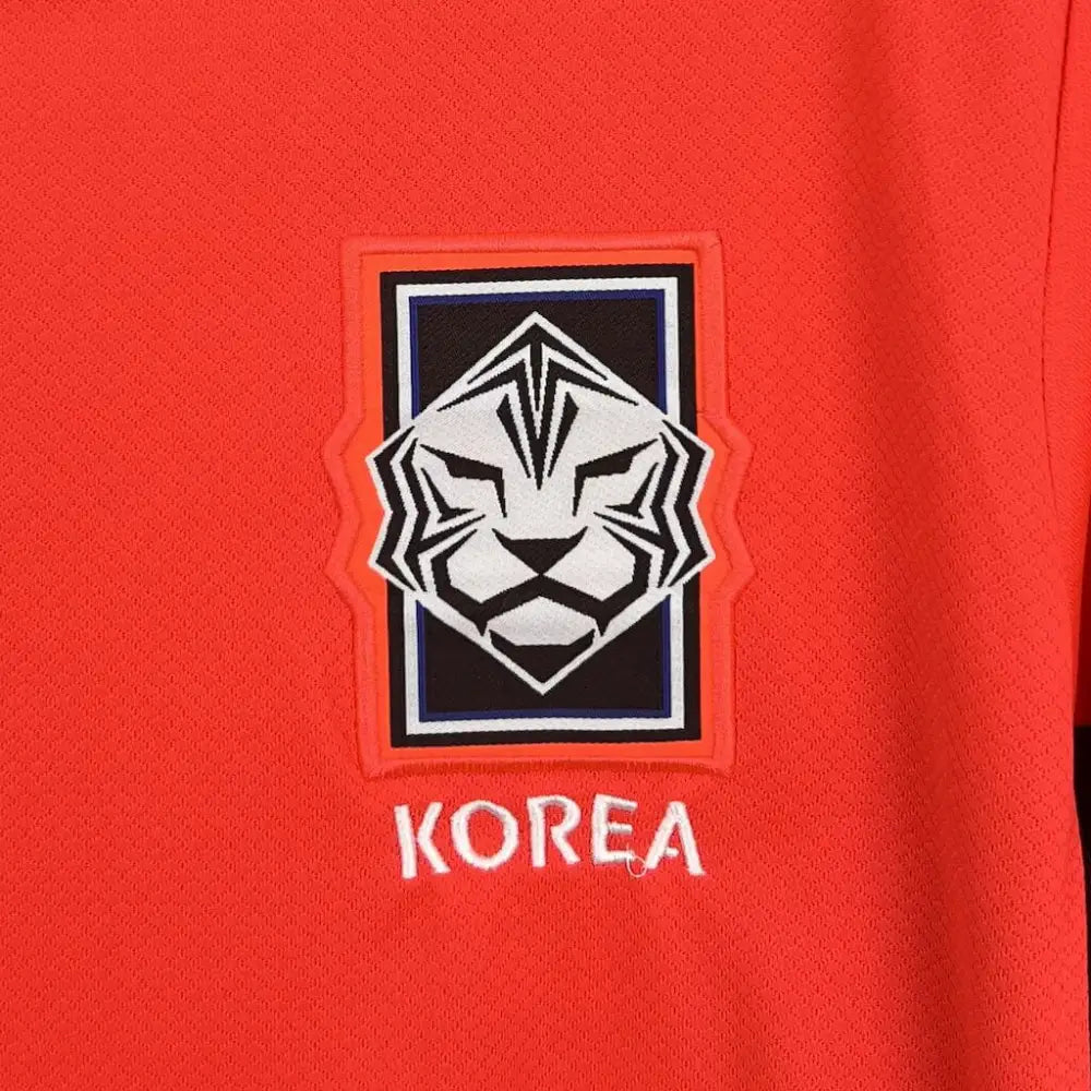 Korea 25/26 Home Shirt - Back view showing player name and number area