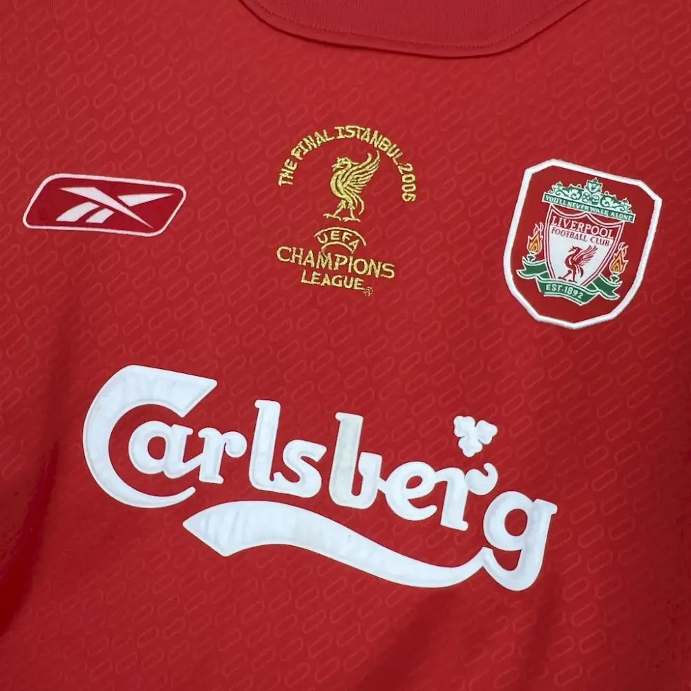 Vintage Liverpool  jersey - Back view of authentic retro kit