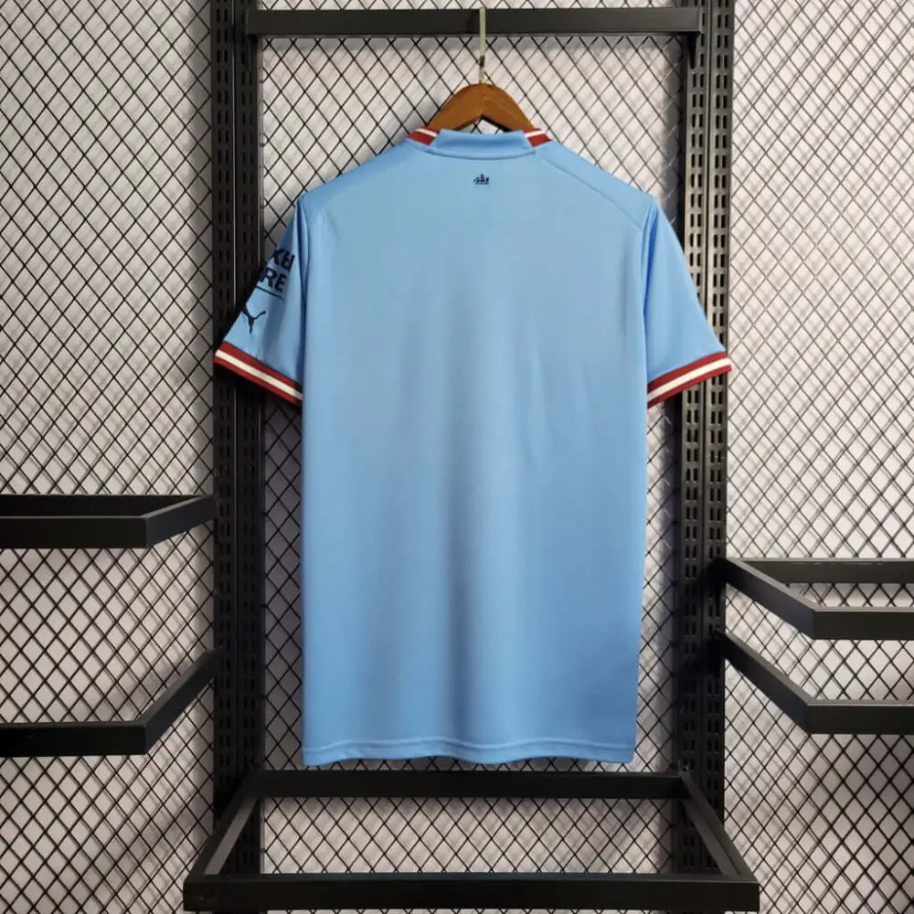 Manchester City 2023 "UCL Final" Jersey - Back view showing player name and number area