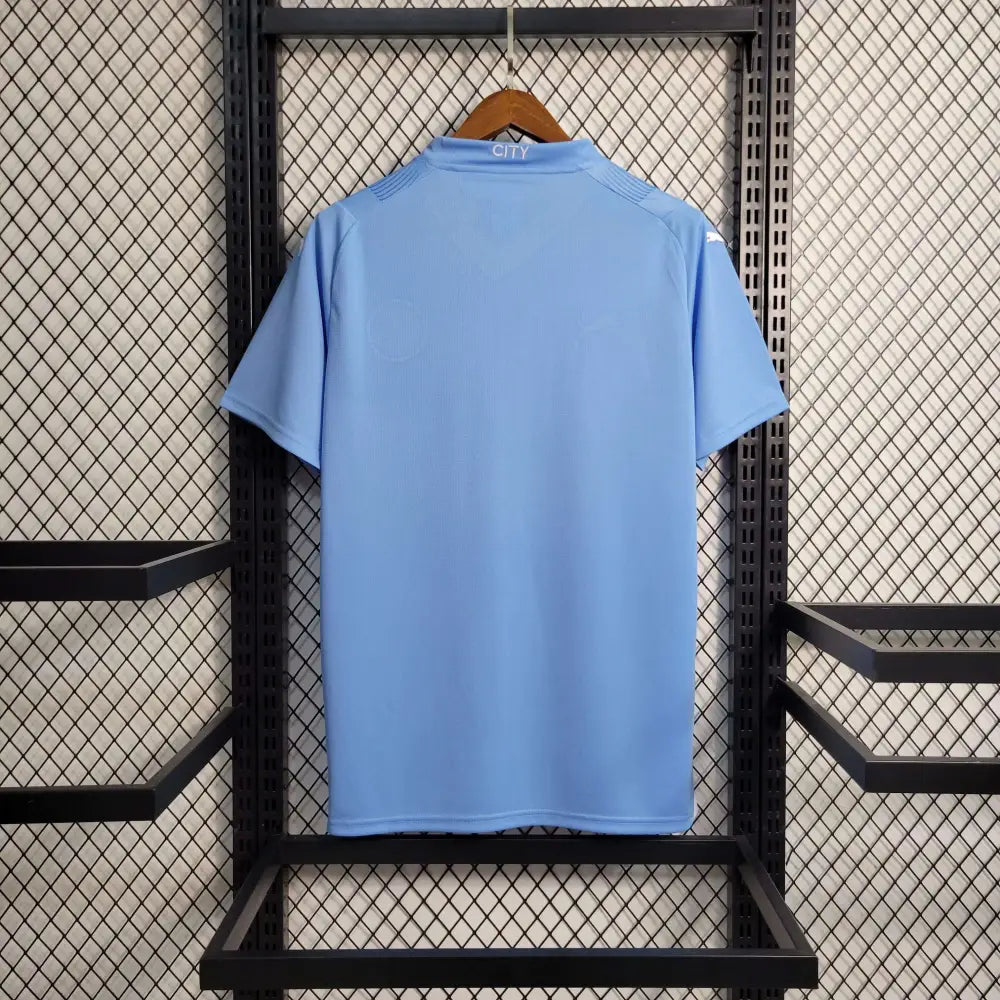 Manchester City 23/24 Home Jersey - Back view showing player name and number area