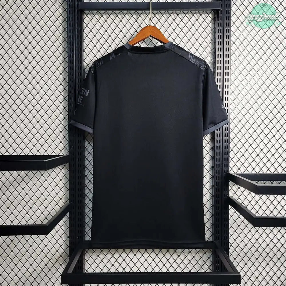Manchester City 23/24 Special "Black" Jersey - Back view showing player name and number area